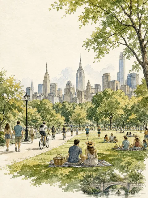 An afternoon in Manhattan