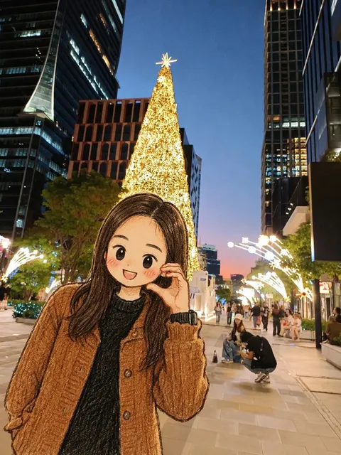 A little Christmas character