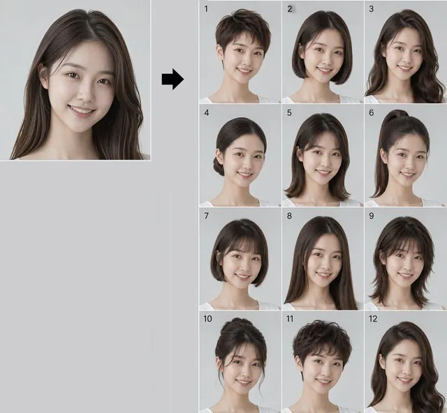 One face. Twelve identities.